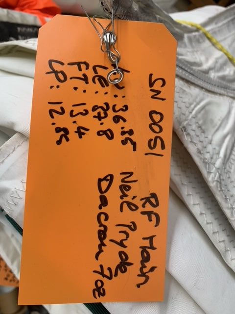 RF Main - Neil Pryde - $100.00 - (Sku=0051, LU=36.35', LE=37.38', FT=13.4', LP=12.85')