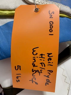 Windsurf Sail - Neil Pryde - $72.00 - (Sku=0001, LU=14.5', LE=12.5', FT=7.83', LP=7.33')