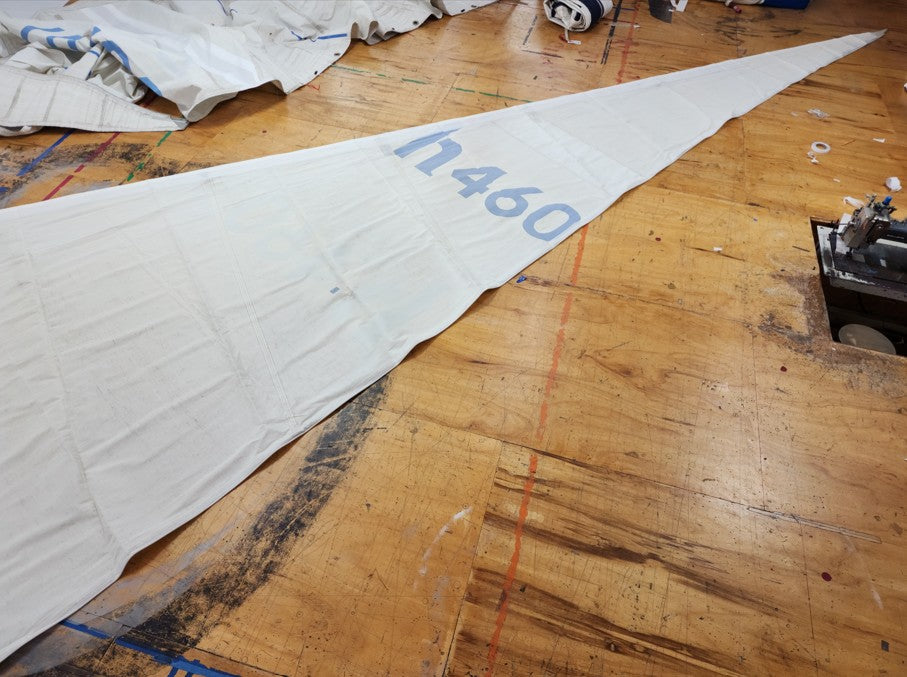 RF Main - Unknown Sailmaker - $450.00 - (Sku=0004, LU=49.0', LE=50.5', FT=18.83', LP=')