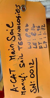 Main - Sail Technologies - $900.00 - (Sku=0012, LU=8.9', LE=8.1', FT=1.9', LP=')