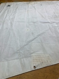 Main - UK Sail Makers - $600.00 - (Sku=0015, LU=40.34', LE=42.66', FT=13,5', LP=13.55')