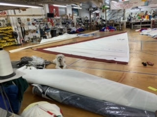 Genoa - Sail Technologies - $1,500.00 - (Sku=0018, LU=33.2', LE=32.5', FT=18.07', LP=17.44')