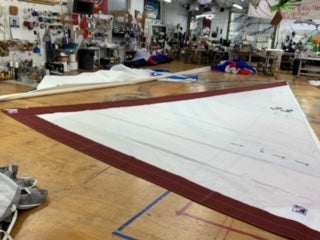 Genoa - Sail Technologies - $1,500.00 - (Sku=0018, LU=33.2', LE=32.5', FT=18.07', LP=17.44')