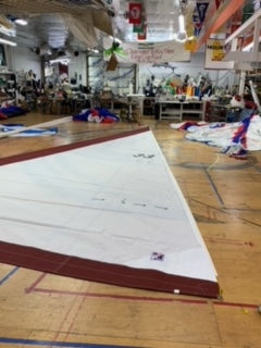 Genoa - Sail Technologies - $1,500.00 - (Sku=0018, LU=33.2', LE=32.5', FT=18.07', LP=17.44')