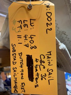 Main - Sobstad Sailmakers - $450.00 - (Sku=0022, LU=40.8', LE=41.7', FT=11.1', LP=')