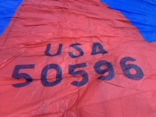 Spinnaker - North Sails - $2,200.00 - (Sku=0030, LU=57.8', LE=57.78', FT=29.5', LP=30.25')