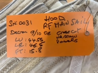 RF Main - Hood - $300.00 - (Sku=0031, LU=44.55', LE=46.5', FT=15.8', LP=')