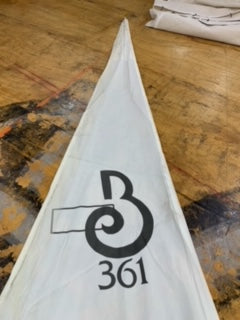 Storm Sail - Neil Pryde - $100.00 - (Sku=0037, LU=37.5', LE=34.0', FT=13.4', LP=')