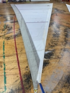 Jib - Hendrickson Sailmakers - $100.00 - (Sku=0038, LU=33.4', LE=31.7', FT=16.3', LP=15.4')