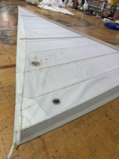 Jib - Hendrickson Sailmakers - $100.00 - (Sku=0038, LU=33.4', LE=31.7', FT=16.3', LP=15.4')