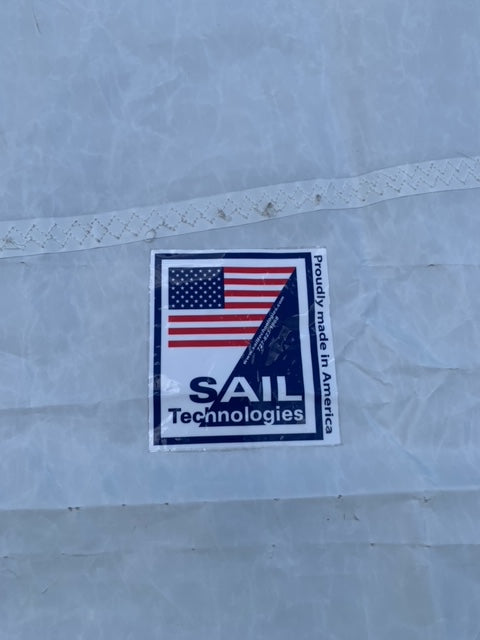 Genoa - Sail Technologies - $100.00 - (Sku=0053, LU=35.0', LE=33.5', FT=18.5', LP=17.5')