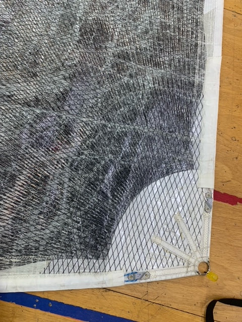 Jib - North Sails - $100.00 - (Sku=0055, LU=39.33', LE=36.9', FT=14.3', LP=14.3')