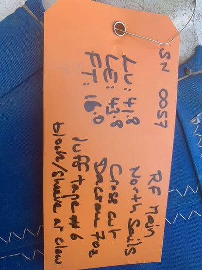 RF Main - North Sails - $100.00 - (Sku=0057, LU=41.8', LE=43.8', FT=16.0', LP=')