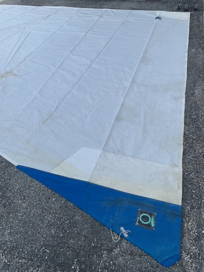 Main - UK Sail Makers - $100.00 - (Sku=0064, LU=34.0', LE=37.6', FT=17.2', LP=')