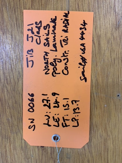 Genoa - North Sails - $450.00 - (Sku=0066, LU=27.1', LE=24.9', FT=15.1', LP=13.7')