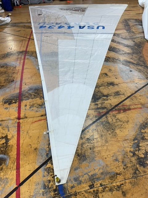 Jib - North Sails - $100.00 - (Sku=0066, LU=27.1', LE=24.9', FT=15.1', LP=13.7')