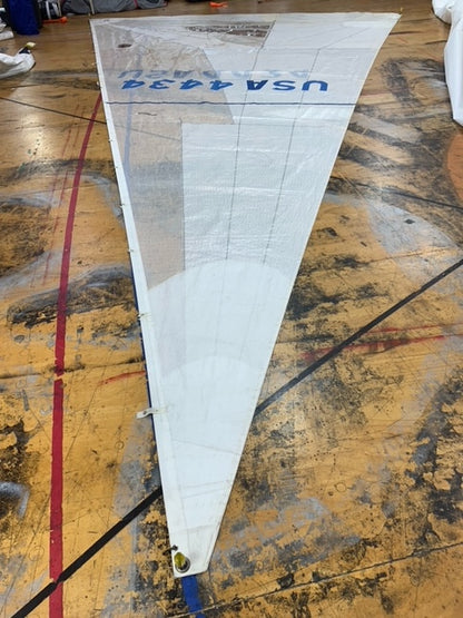 Jib - North Sails - $100.00 - (Sku=0066, LU=27.1', LE=24.9', FT=15.1', LP=13.7')