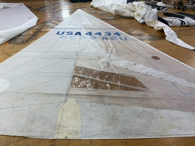 Genoa - North Sails - $450.00 - (Sku=0066, LU=27.1', LE=24.9', FT=15.1', LP=13.7')