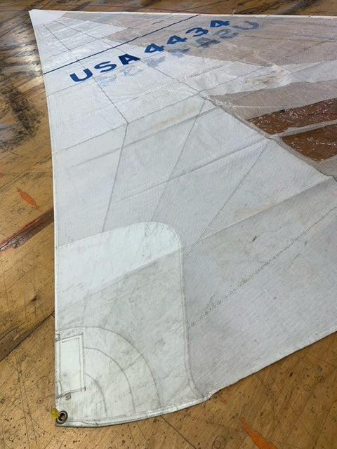 Jib - North Sails - $100.00 - (Sku=0066, LU=27.1', LE=24.9', FT=15.1', LP=13.7')