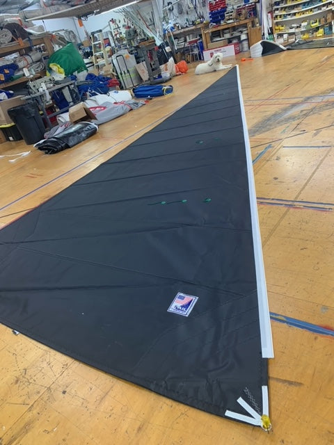 Heavy Weather Jib - Sail Technologies - $700.00 - (Sku=0069, LU=31.0', LE=28.75', FT=9.75', LP=8.8')