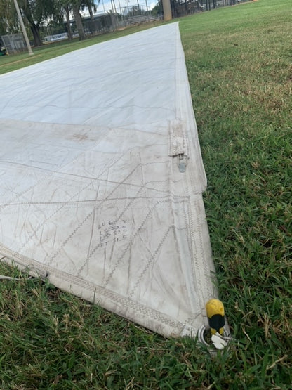 Genoa - UK Sailmakers - $100.00 - (Sku=0070, LU=62.1', LE=53.6', FT=31.5', LP=26.8')