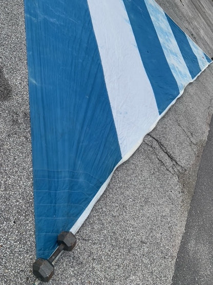 Mizzen StaySail - Ratsey & Lapthorn Sailmakers - $100.00 - (Sku=0072, LU=28.1', LE=22.9', FT=21.6', LP=')