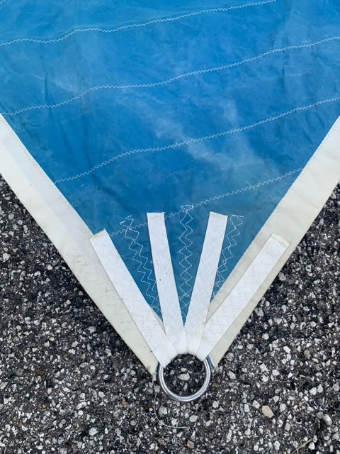 Mizzen StaySail - Ratsey & Lapthorn Sailmakers - $100.00 - (Sku=0072, LU=28.1', LE=22.9', FT=21.6', LP=')