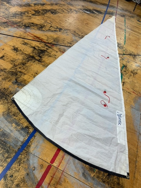 Jib - Atlantic Racing Sails - $100.00 - (Sku=0074, LU=14', LE=13', FT=5', LP=4.75')