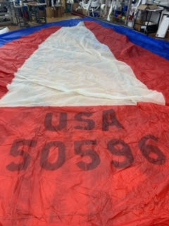 Spinnaker - North Sails - $3,000.00 - (Sku=0075, LU=56.58', LE=56.58', FT=29.5', LP=29.58')